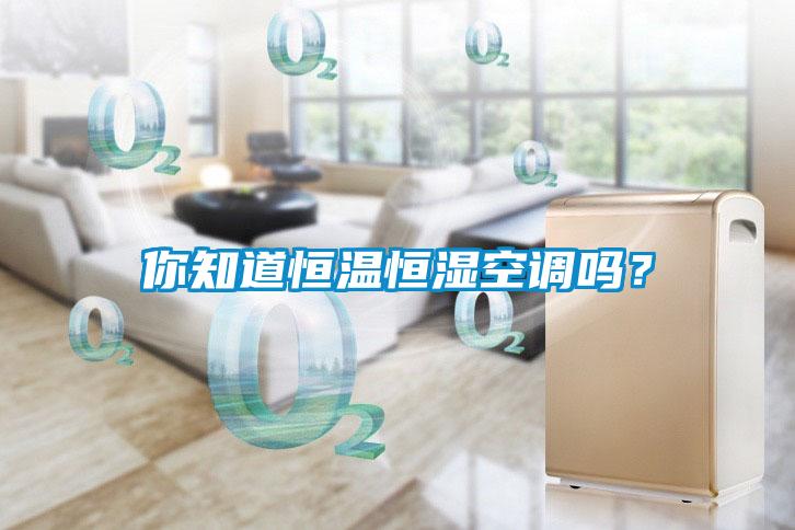 你知道恒溫恒濕空調(diào)嗎？