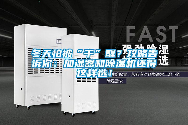 冬天怕被“干”醒？攻略告訴你：加濕器和除濕機(jī)還得這樣選！