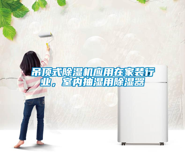 吊頂式除濕機應(yīng)用在家裝行業(yè)，室內(nèi)抽濕用除濕器