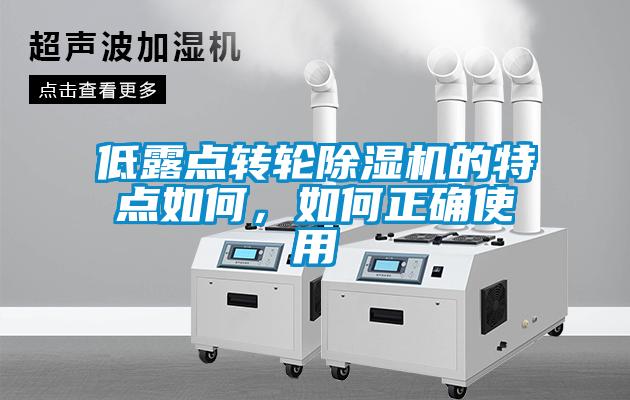 低露點轉(zhuǎn)輪除濕機的特點如何，如何正確使用
