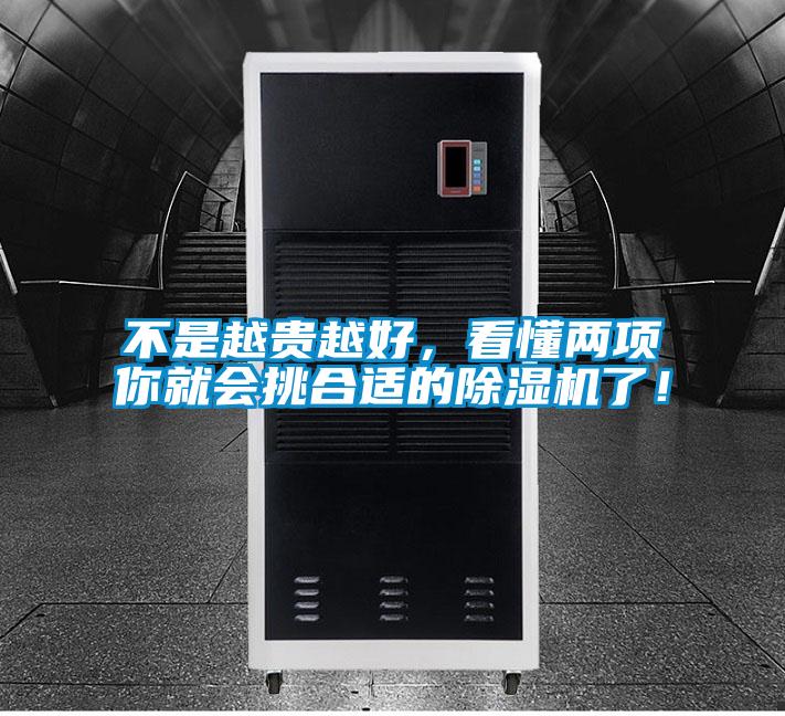 不是越貴越好，看懂兩項你就會挑合適的除濕機了！