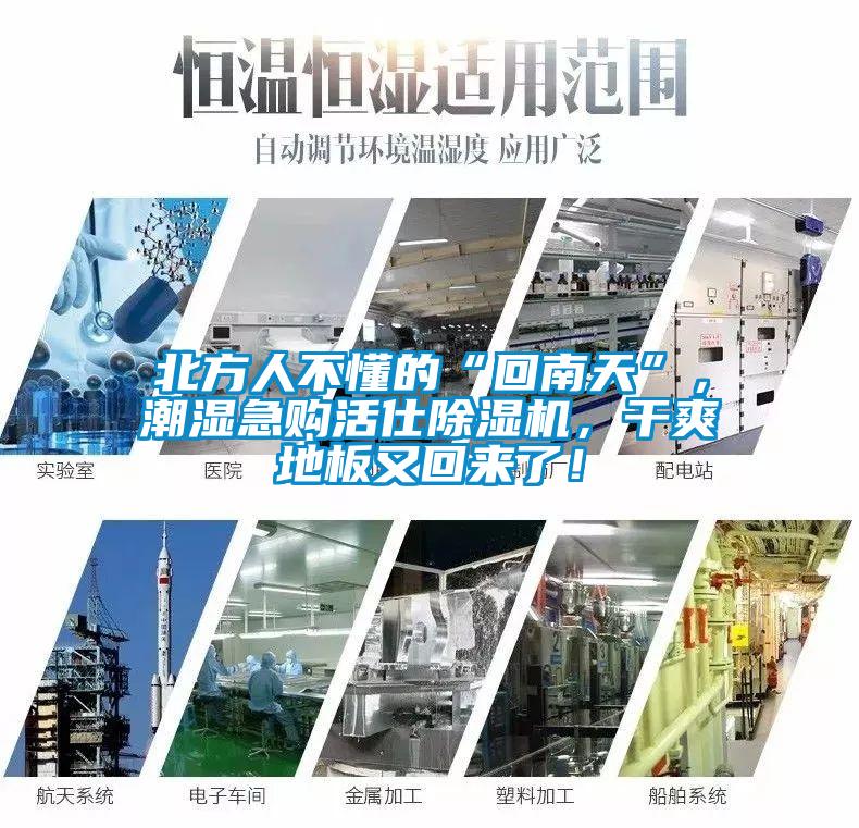 北方人不懂的“回南天”，潮濕急購活仕除濕機，干爽地板又回來了！