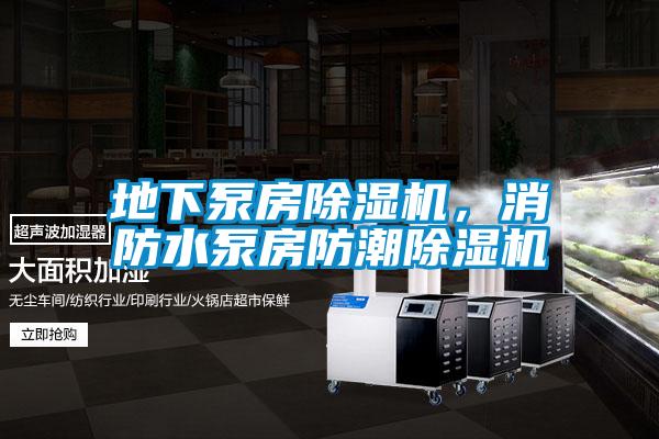 地下泵房除濕機(jī)，消防水泵房防潮除濕機(jī)