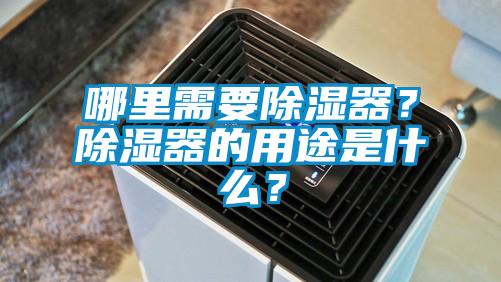 哪里需要除濕器？除濕器的用途是什么？