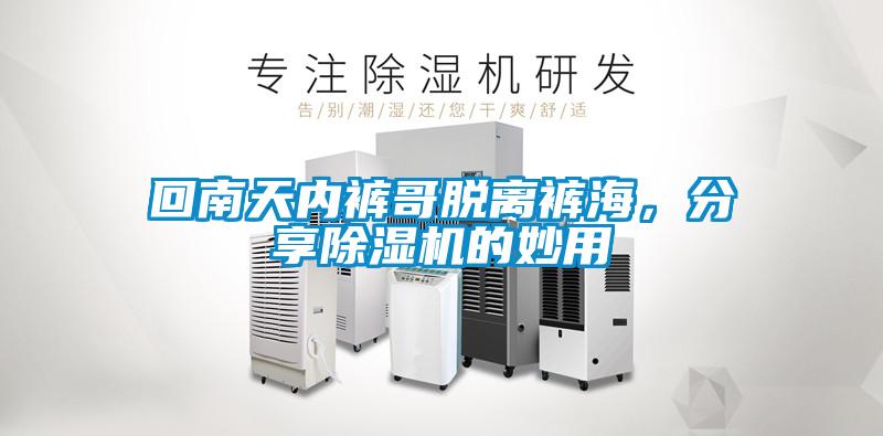 回南天內(nèi)褲哥脫離褲海，分享除濕機(jī)的妙用