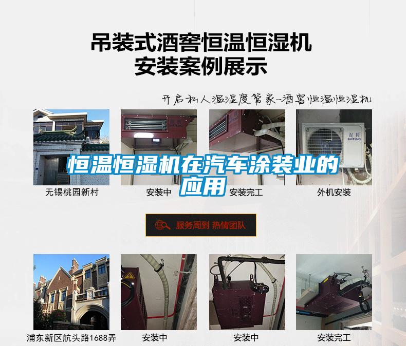 恒溫恒濕機(jī)在汽車涂裝業(yè)的應(yīng)用