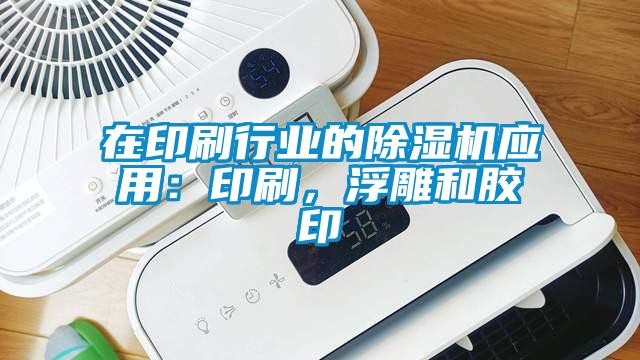 在印刷行業(yè)的除濕機應用：印刷，浮雕和膠印