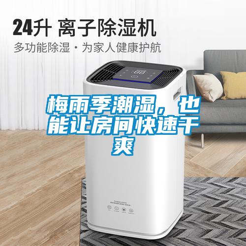 梅雨季潮濕，也能讓房間快速干爽