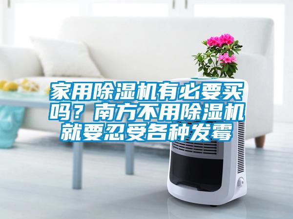 家用除濕機(jī)有必要買(mǎi)嗎？南方不用除濕機(jī)就要忍受各種發(fā)霉