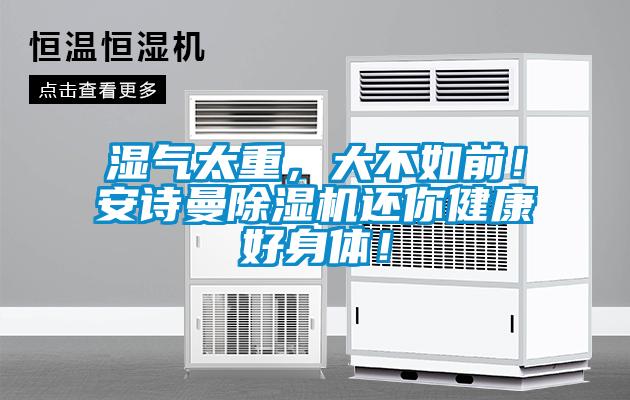 濕氣太重，大不如前！安詩曼除濕機(jī)還你健康好身體！
