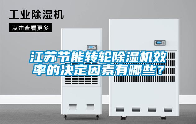 江蘇節(jié)能轉(zhuǎn)輪除濕機(jī)效率的決定因素有哪些？