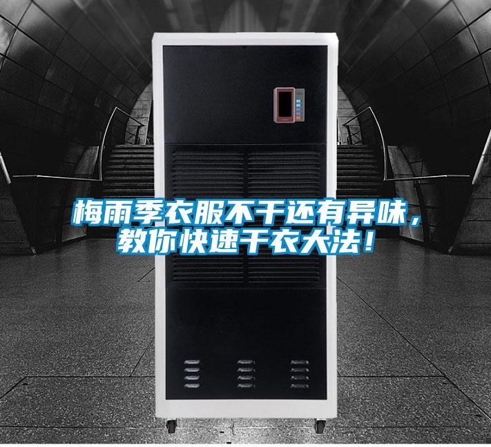 梅雨季衣服不干還有異味，教你快速干衣大法！