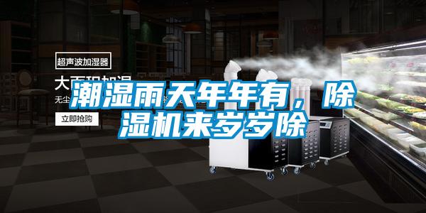 潮濕雨天年年有，除濕機來歲歲除