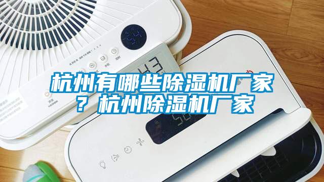 杭州有哪些除濕機(jī)廠家？杭州除濕機(jī)廠家