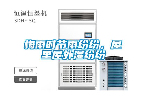 梅雨時節(jié)雨紛紛，屋里屋外濕紛紛