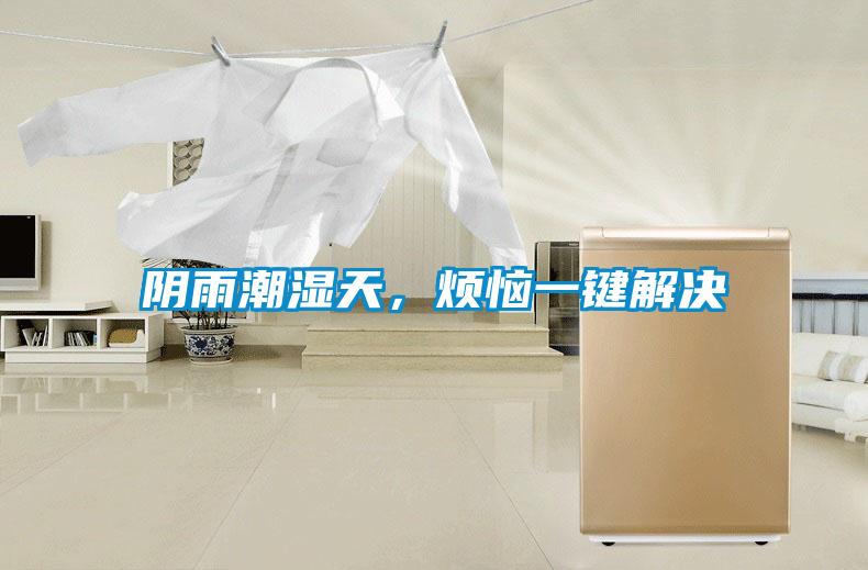 陰雨潮濕天，煩惱一鍵解決