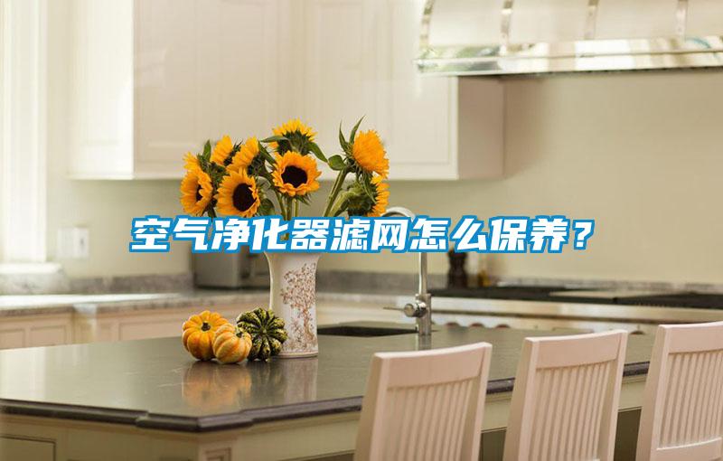 空氣凈化器濾網(wǎng)怎么保養(yǎng)？