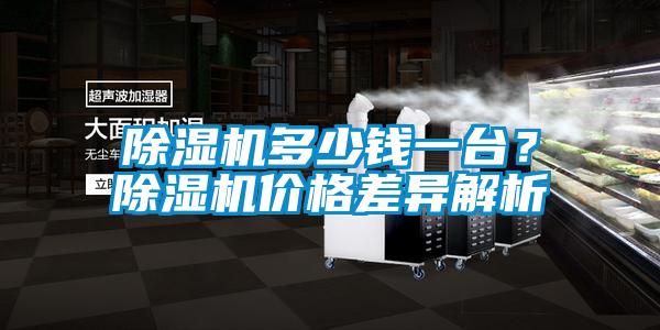 除濕機多少錢一臺？除濕機價格差異解析