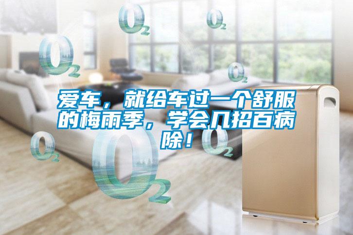 愛車，就給車過一個舒服的梅雨季，學會幾招百病除！