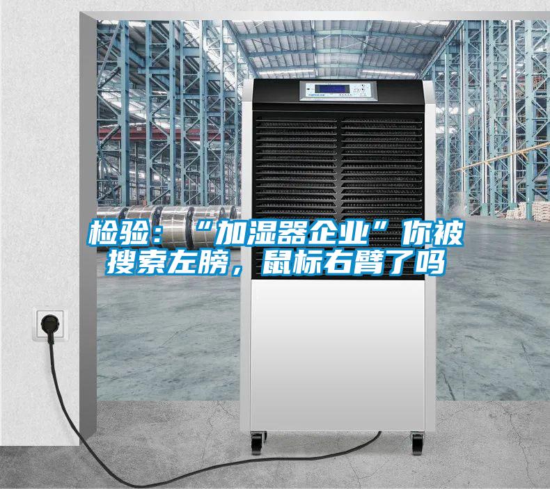 檢驗(yàn)：“加濕器企業(yè)”你被搜索左膀，鼠標(biāo)右臂了嗎