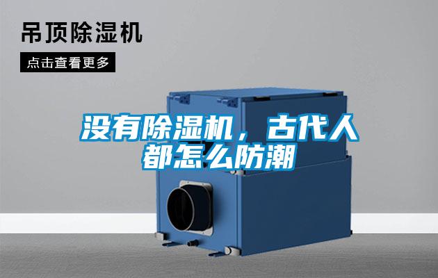 沒有除濕機(jī)，古代人都怎么防潮