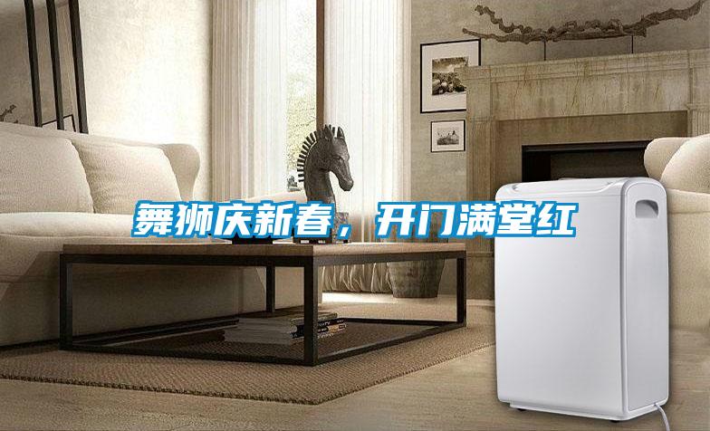 舞獅慶新春，開門滿堂紅