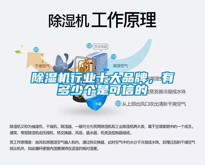 除濕機(jī)行業(yè)十大品牌，有多少個(gè)是可信的