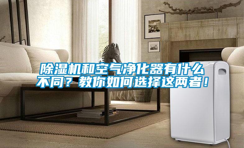 除濕機(jī)和空氣凈化器有什么不同？教你如何選擇這兩者！