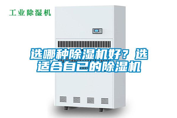 選哪種除濕機好？選適合自已的除濕機