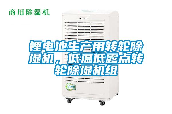 鋰電池生產(chǎn)用轉(zhuǎn)輪除濕機(jī)，低溫低露點(diǎn)轉(zhuǎn)輪除濕機(jī)組