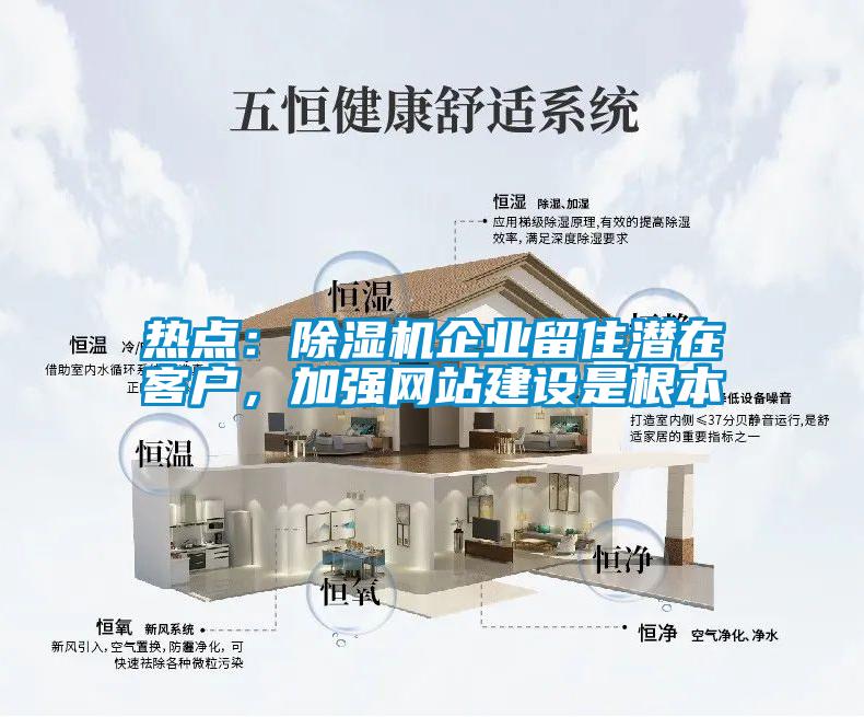 熱點：除濕機企業(yè)留住潛在客戶，加強網站建設是根本