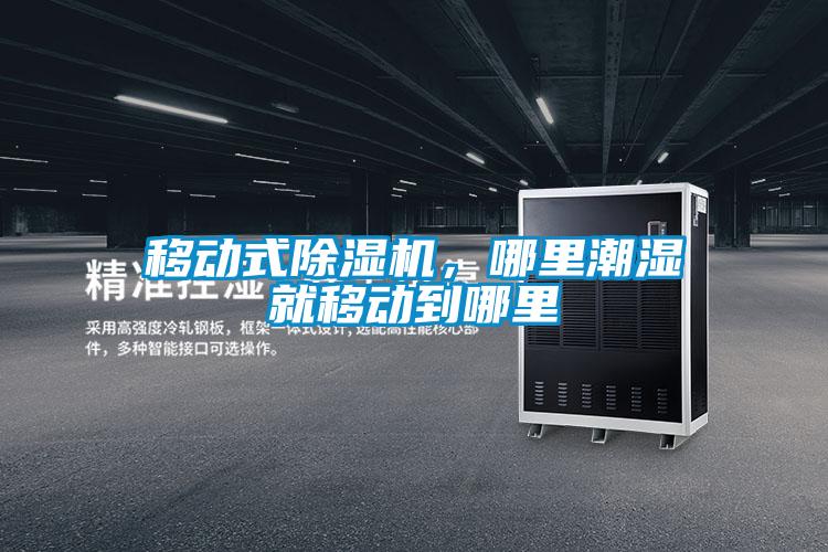 移動式除濕機，哪里潮濕就移動到哪里