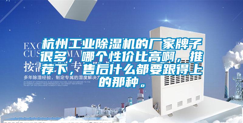 杭州工業(yè)除濕機的廠家牌子很多，哪個性價比高啊，推薦下，售后什么都要跟得上的那種。