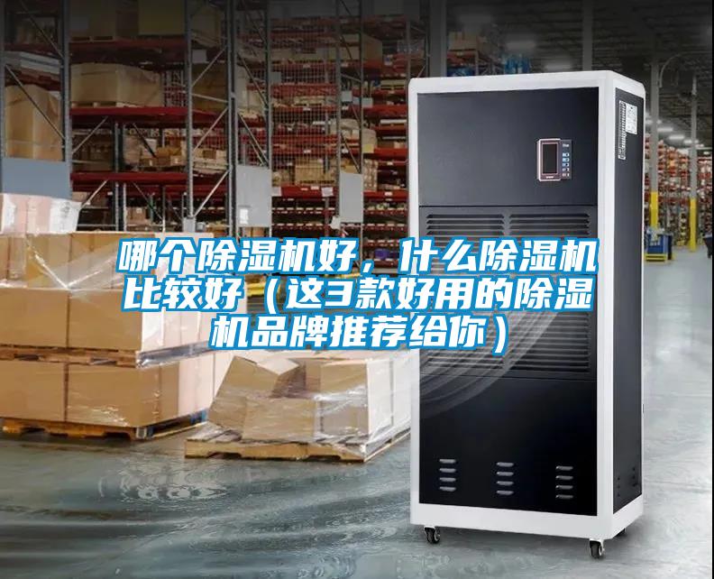 哪個除濕機好，什么除濕機比較好（這3款好用的除濕機品牌推薦給你）
