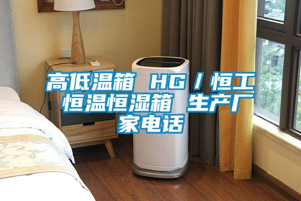 高低溫箱 HG/恒工 恒溫恒濕箱 生產(chǎn)廠家電話