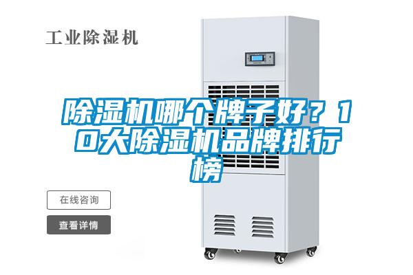 除濕機哪個牌子好？10大除濕機品牌排行榜