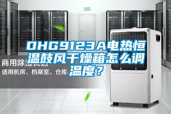 DHG9123A電熱恒溫鼓風(fēng)干燥箱怎么調(diào)溫度？