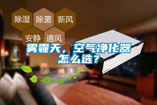 霧霾天，空氣凈化器怎么選？