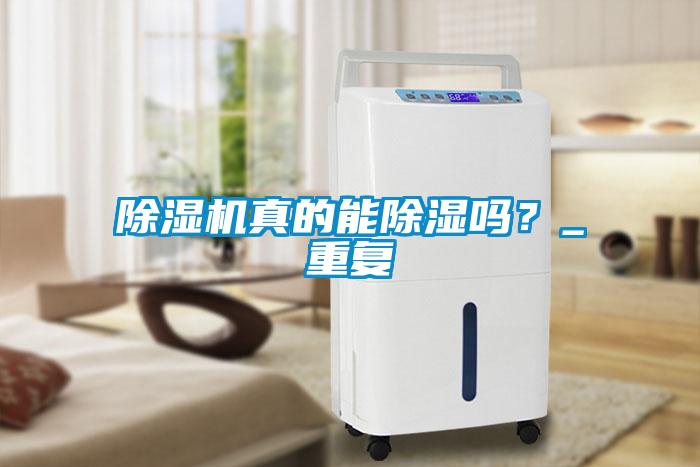 除濕機真的能除濕嗎？_重復(fù)
