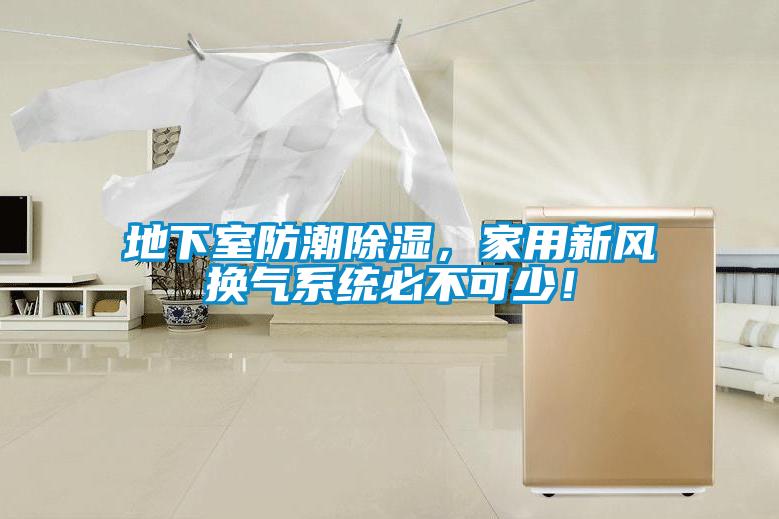 地下室防潮除濕，家用新風(fēng)換氣系統(tǒng)必不可少！