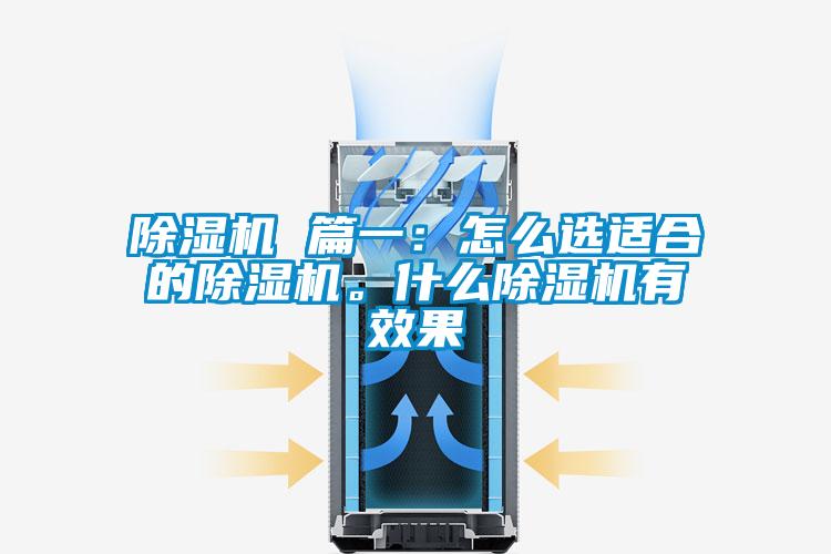 除濕機(jī) 篇一：怎么選適合的除濕機(jī)。什么除濕機(jī)有效果