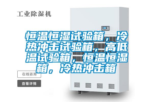 恒溫恒濕試驗箱，冷熱沖擊試驗箱，高低溫試驗箱，恒溫恒濕箱，冷熱沖擊箱