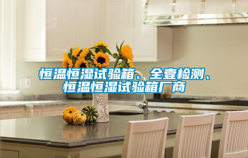 恒溫恒濕試驗(yàn)箱、全壹檢測、恒溫恒濕試驗(yàn)箱廠商