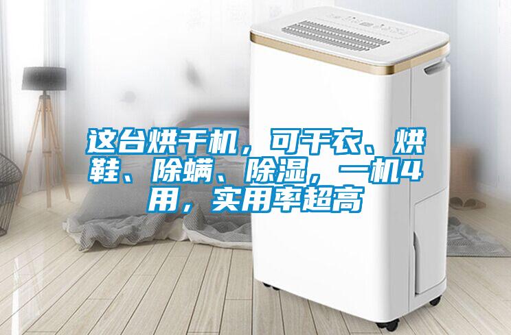 這臺烘干機，可干衣、烘鞋、除螨、除濕，一機4用，實用率超高