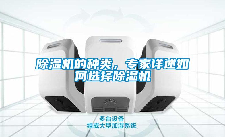 除濕機的種類，專家詳述如何選擇除濕機