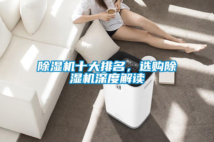 除濕機十大排名，選購除濕機深度解讀