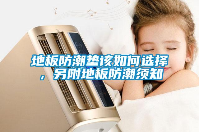 地板防潮墊該如何選擇，另附地板防潮須知