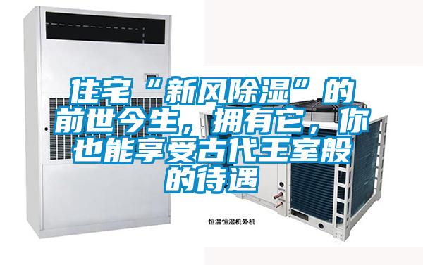 住宅“新風(fēng)除濕”的前世今生，擁有它，你也能享受古代王室般的待遇