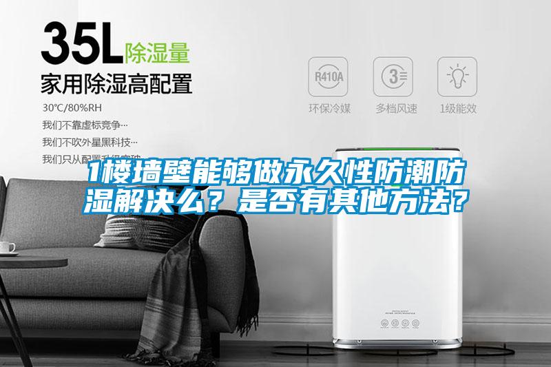 1樓墻壁能夠做永久性防潮防濕解決么？是否有其他方法？