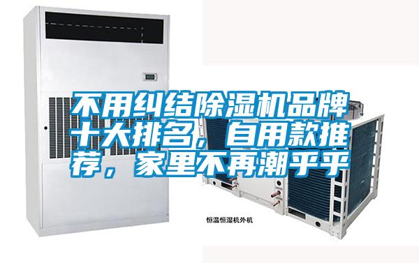不用糾結除濕機品牌十大排名，自用款推薦，家里不再潮乎乎
